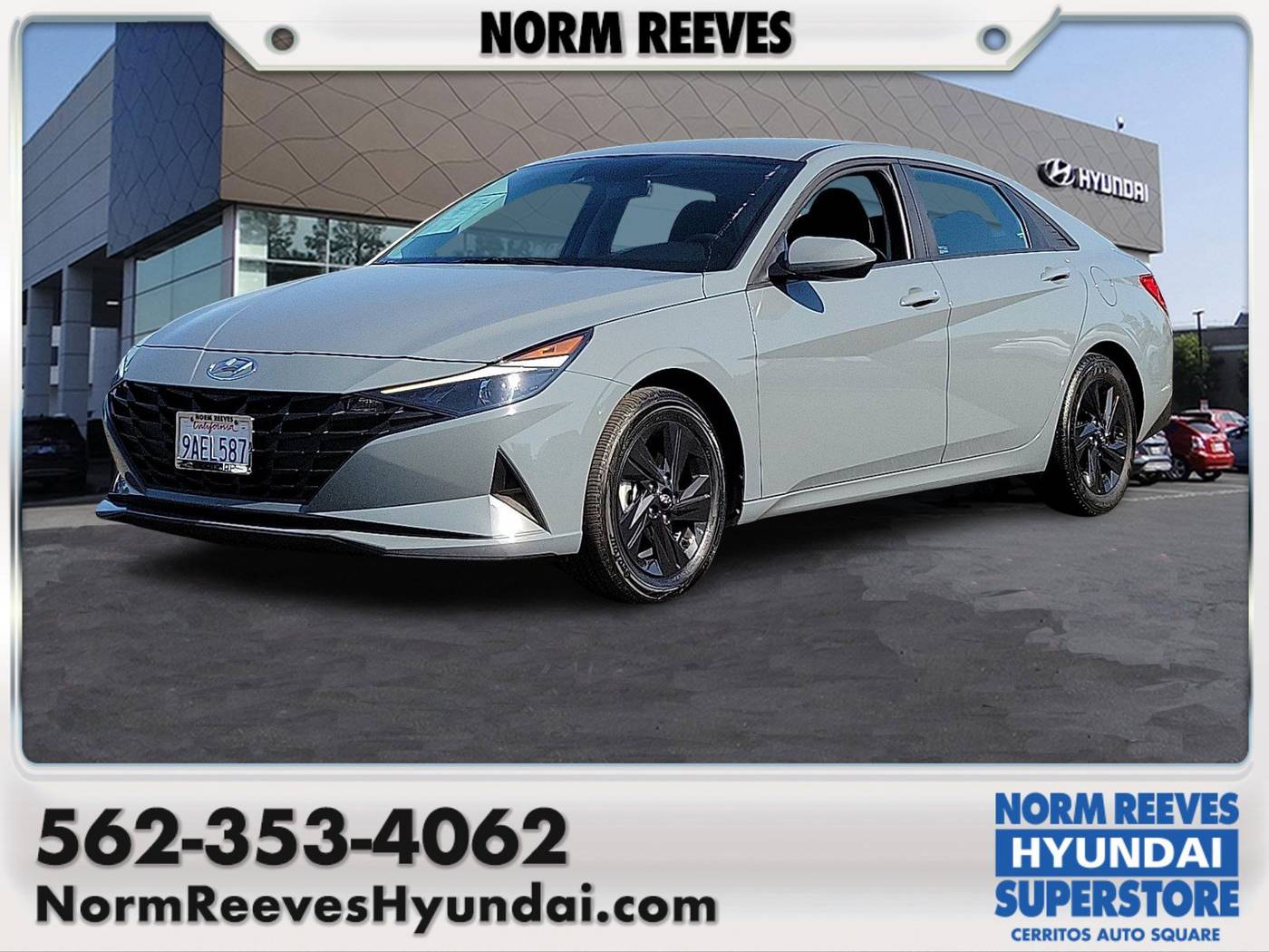 2022 Hyundai Elantra Hybrid Blue — Sedan — 44,337 mi — Cerritos, CA