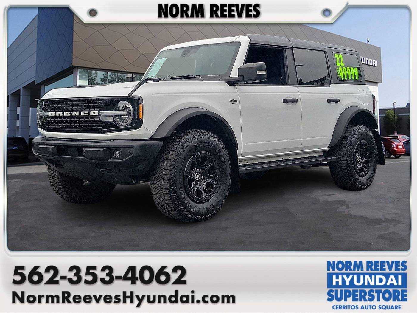 2022 Ford Bronco Wildtrak — SUV — 19,215 mi — Cerritos, CA