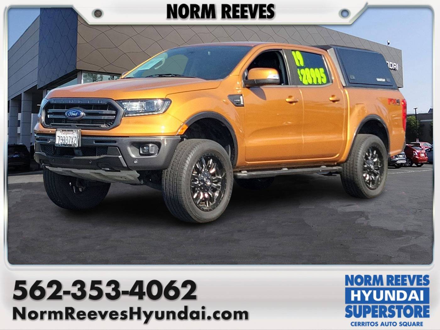2019 Ford Ranger Lariat — Pickup Truck — 59,984 mi — Cerritos, CA