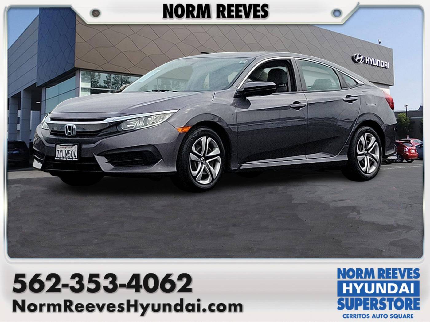 2017 Honda Civic LX — Sedan — 90,052 mi — Cerritos, CA