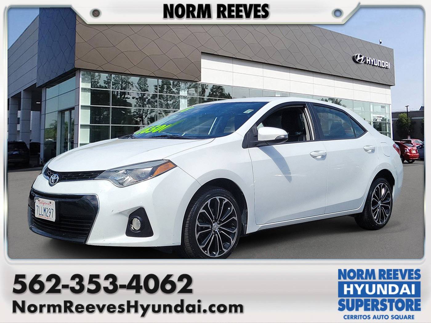 2015 Toyota Corolla S — Sedan — 86,923 mi — Cerritos, CA