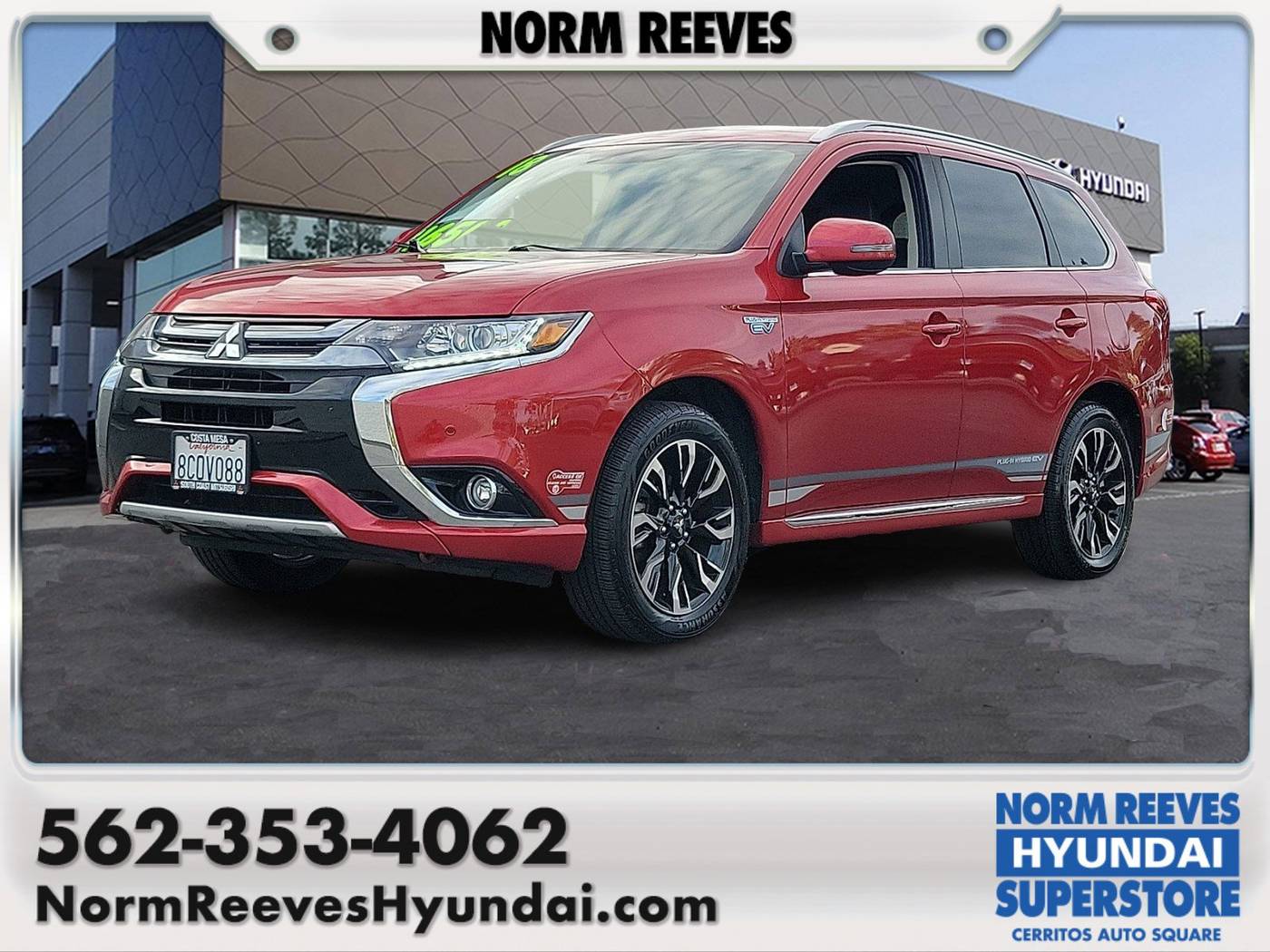 2018 Mitsubishi Outlander SEL — SUV — 58,047 mi — Cerritos, CA