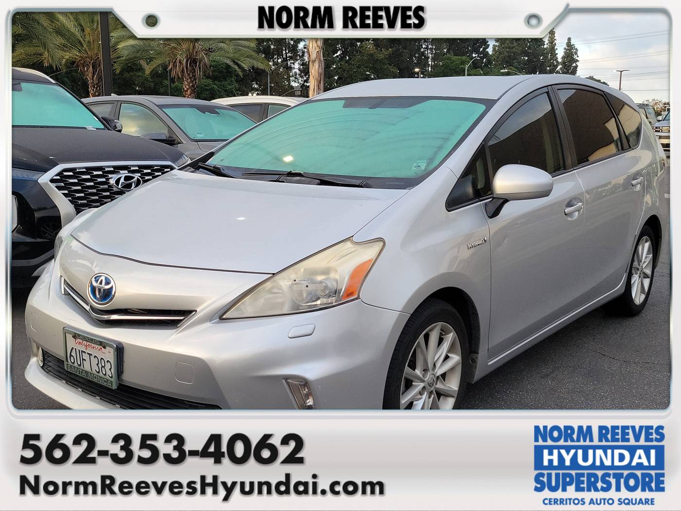 2012 Toyota Prius v Two — Wagon — 113,275 mi — Cerritos, CA