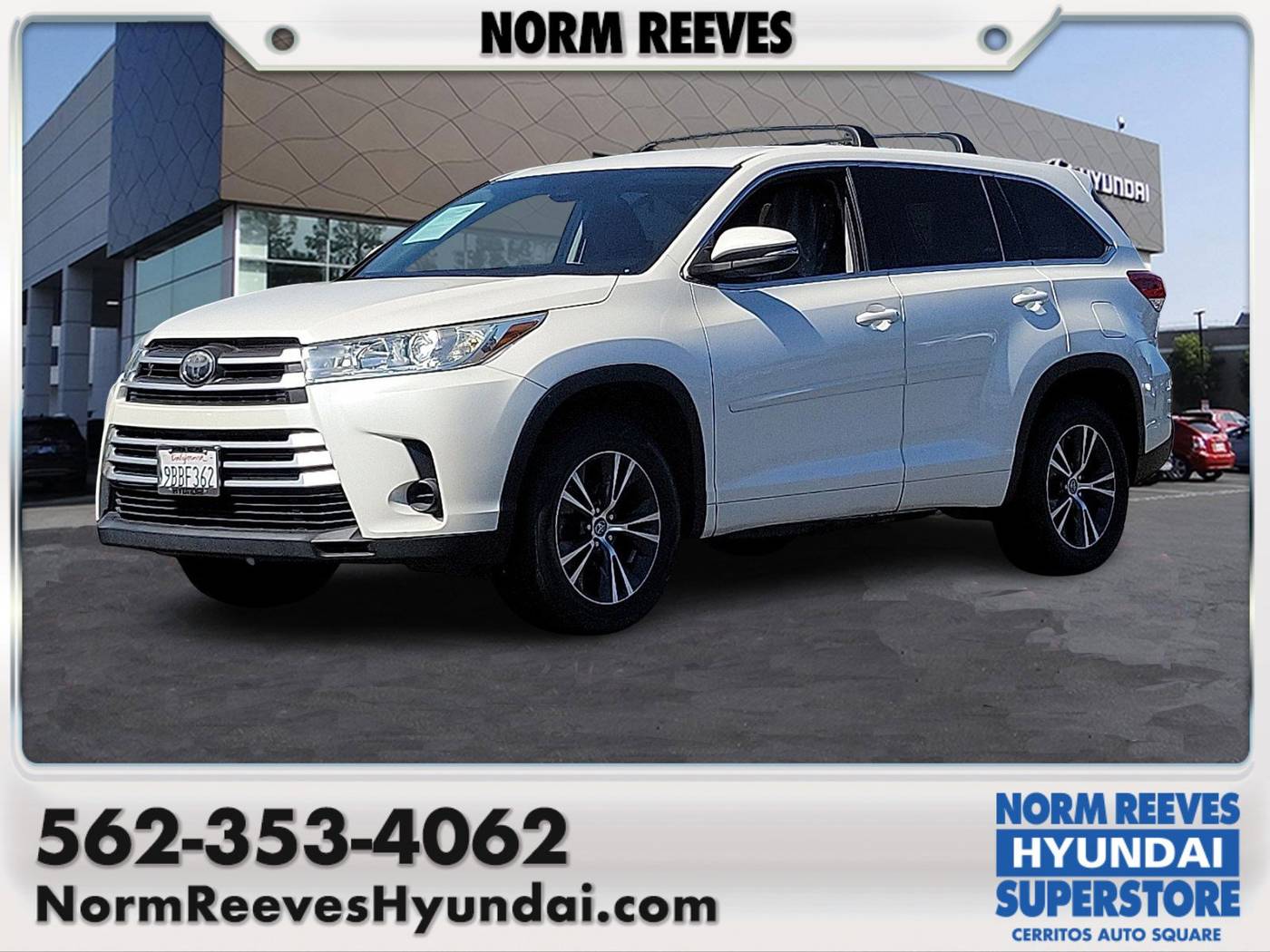 2018 Toyota Highlander LE V6 — SUV — 101,781 mi — Cerritos, CA