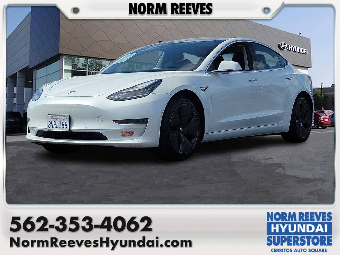 2020 Tesla Model 3 Long Range — Sedan — 66,869 mi — Cerritos, CA