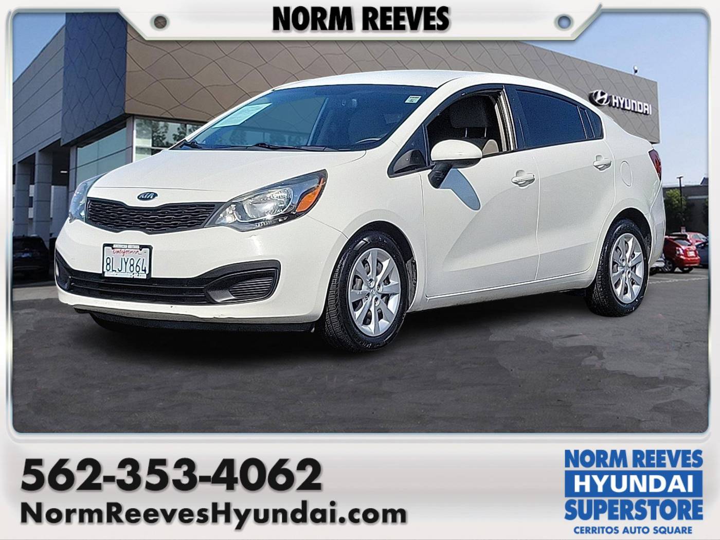 2015 Kia Rio LX — Sedan — 49,720 mi — Cerritos, CA