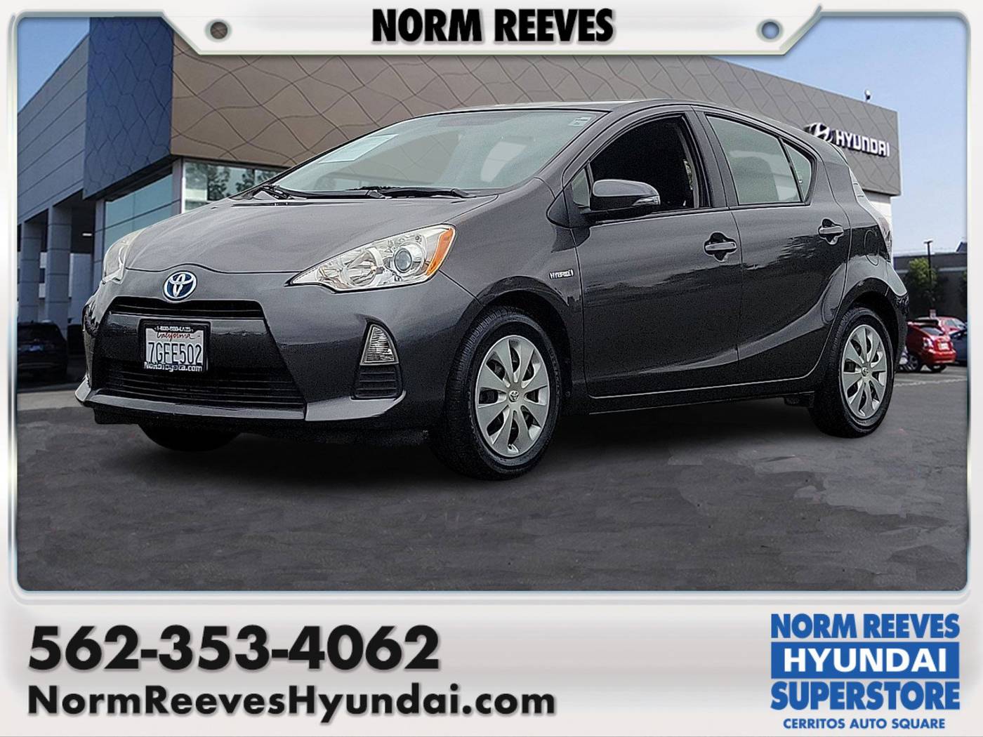 2014 Toyota Prius c One — Hatchback — 100,102 mi — Cerritos, CA