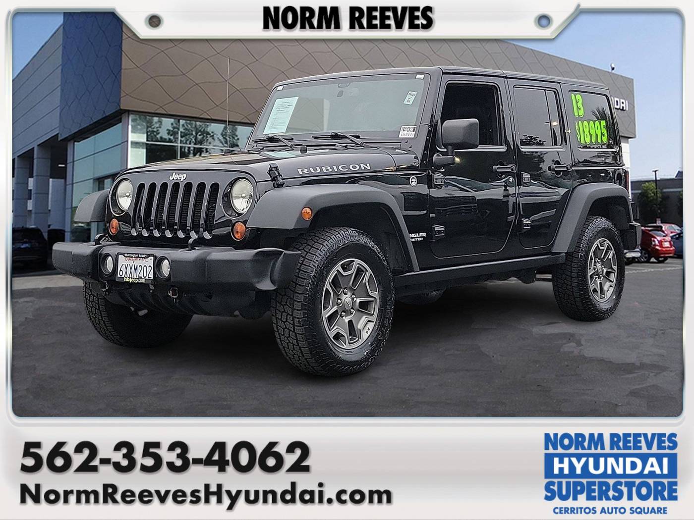 2013 Jeep Wrangler Rubicon — SUV — 129,601 mi — Cerritos, CA