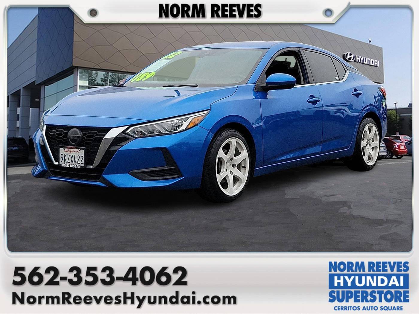 2022 Nissan Sentra SV — Sedan — 35,809 mi — Cerritos, CA