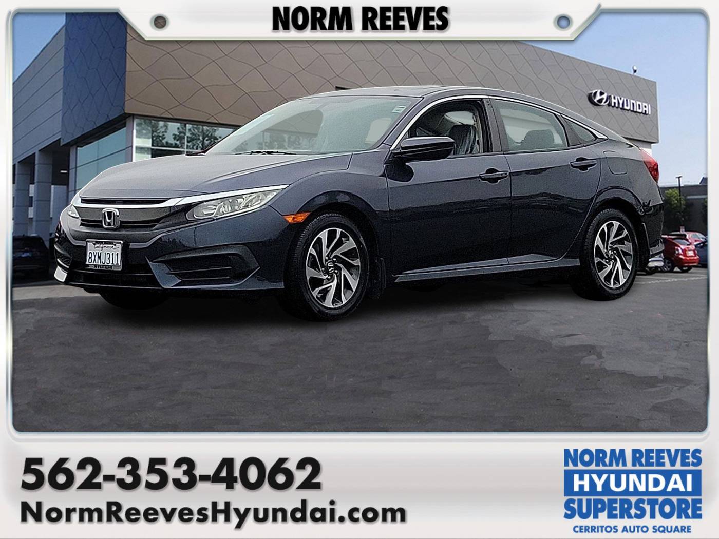 2017 Honda Civic EX — Sedan — 69,741 mi — Cerritos, CA