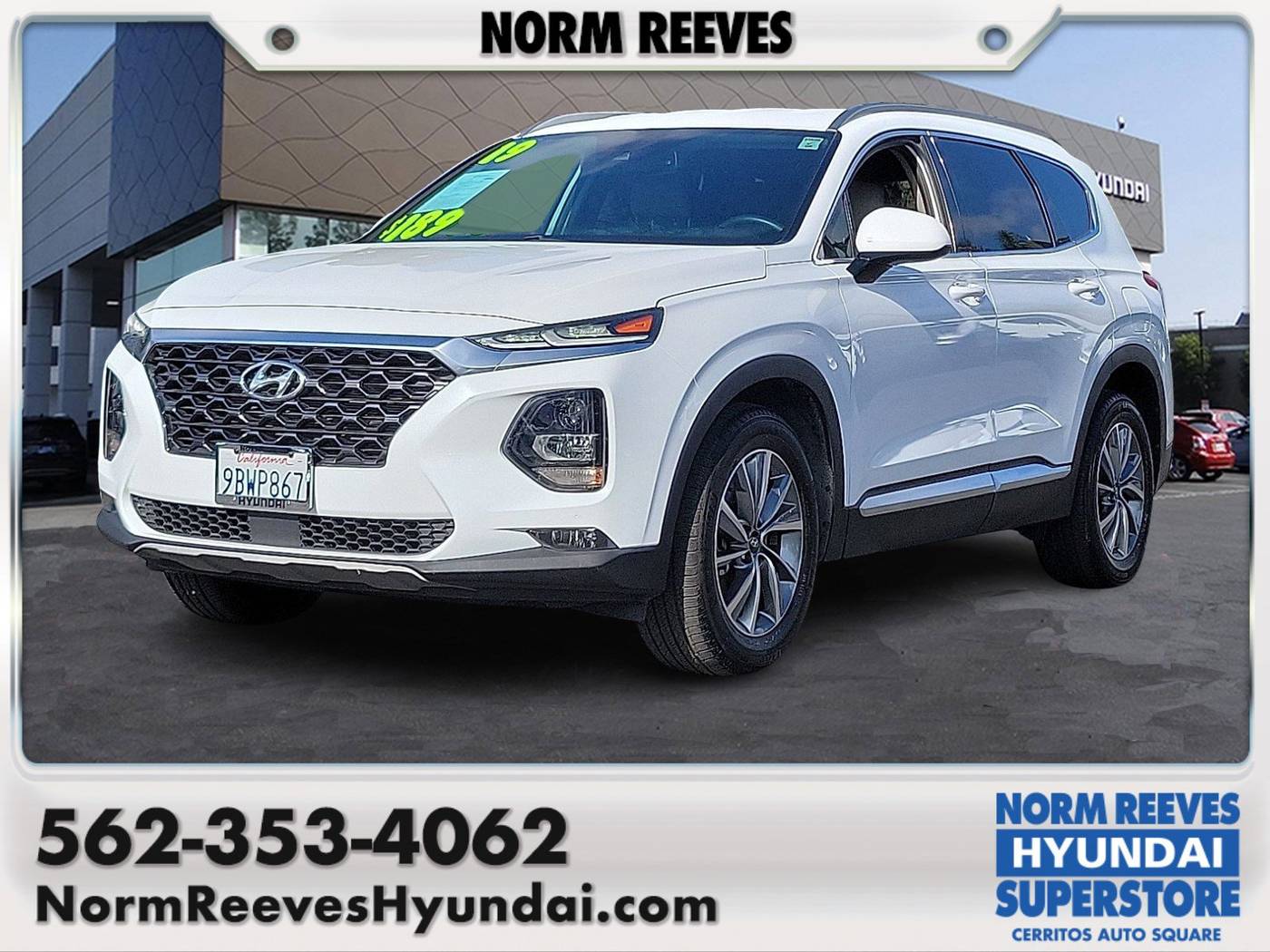 2019 Hyundai Santa Fe SEL Plus — SUV — 62,236 mi — Cerritos, CA