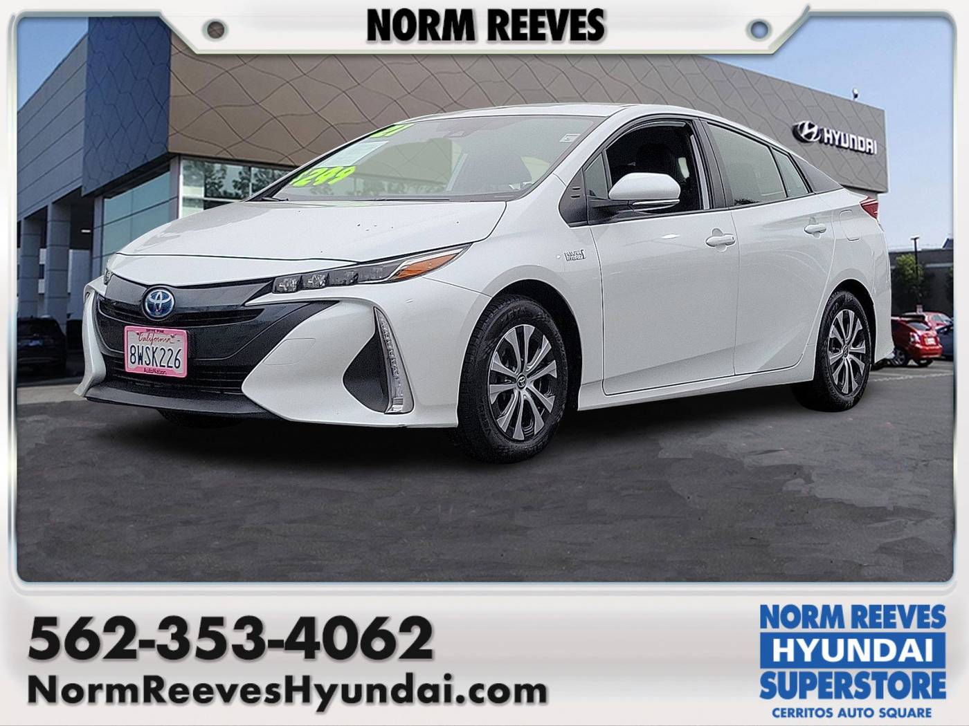 2021 Toyota Prius Prime LE — Hatchback — 50,319 mi — Cerritos, CA