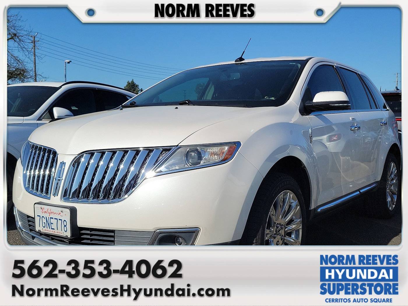 2014 Lincoln MKX FWD — SUV — 101,050 mi — Cerritos, CA