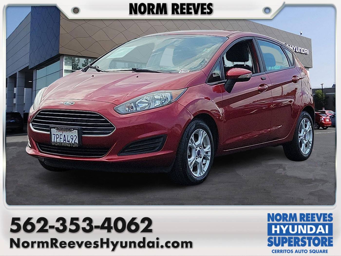2015 Ford Fiesta SE — Hatchback — 52,808 mi — Cerritos, CA