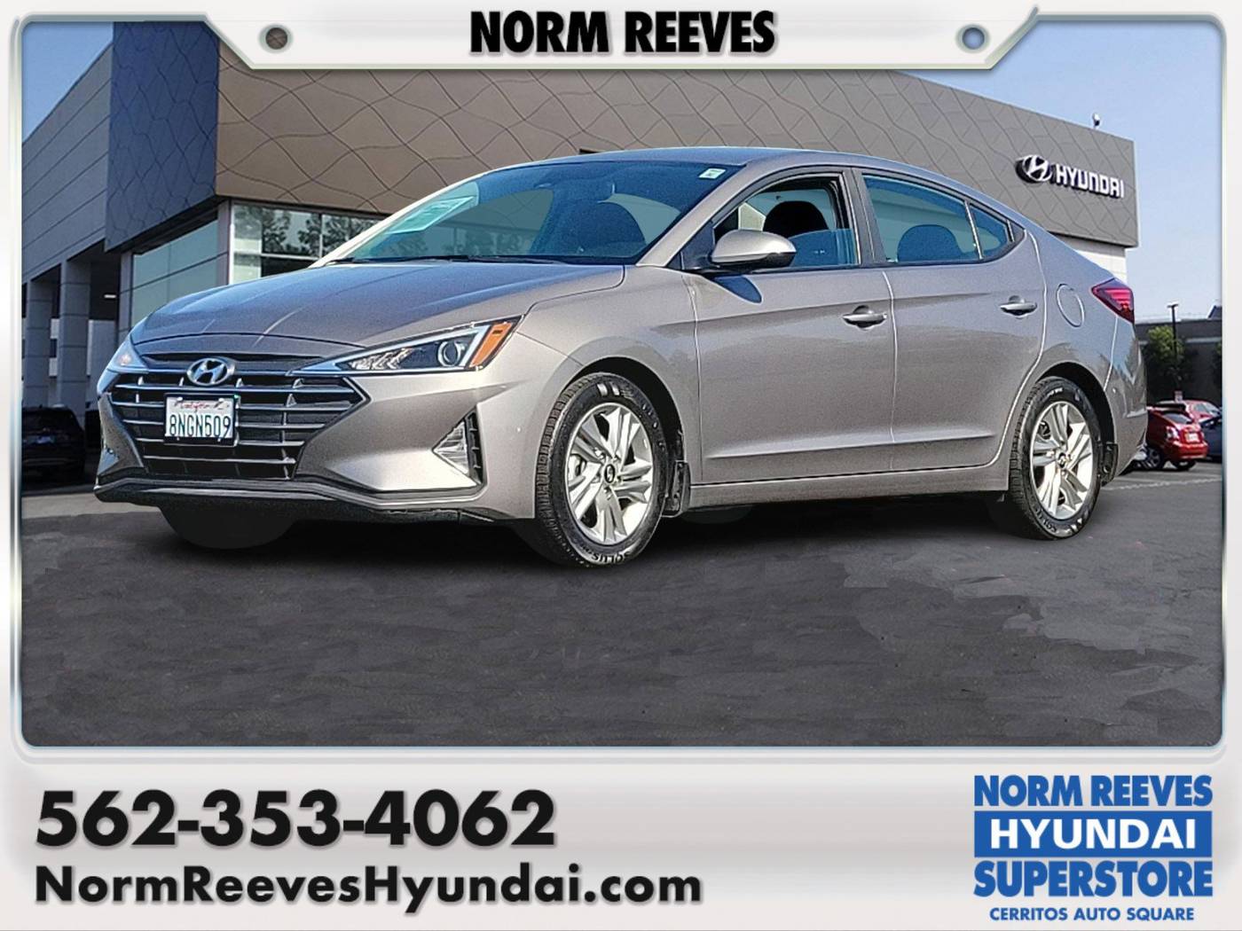 2020 Hyundai Elantra SEL — Sedan — 45,721 mi — Cerritos, CA