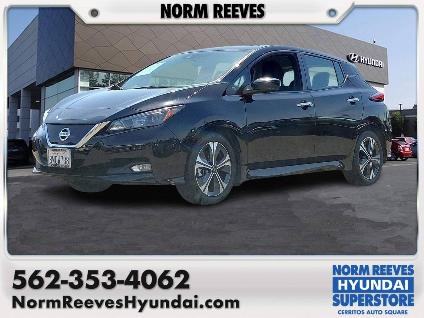 2021 Nissan LEAF SV — Hatchback — 57,846 mi — Cerritos, CA