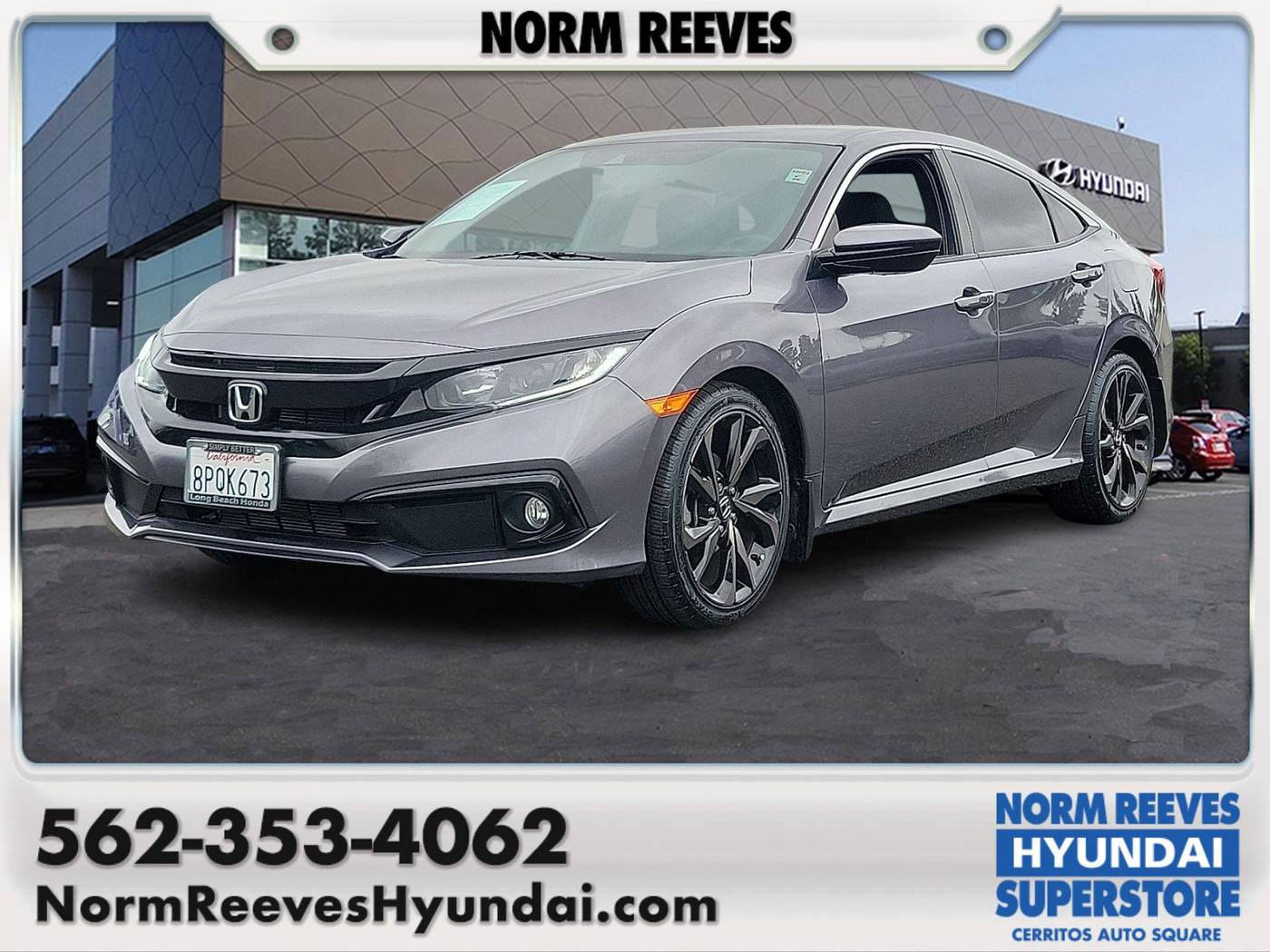 2020 Honda Civic Sport — Sedan — 35,115 mi — Cerritos, CA