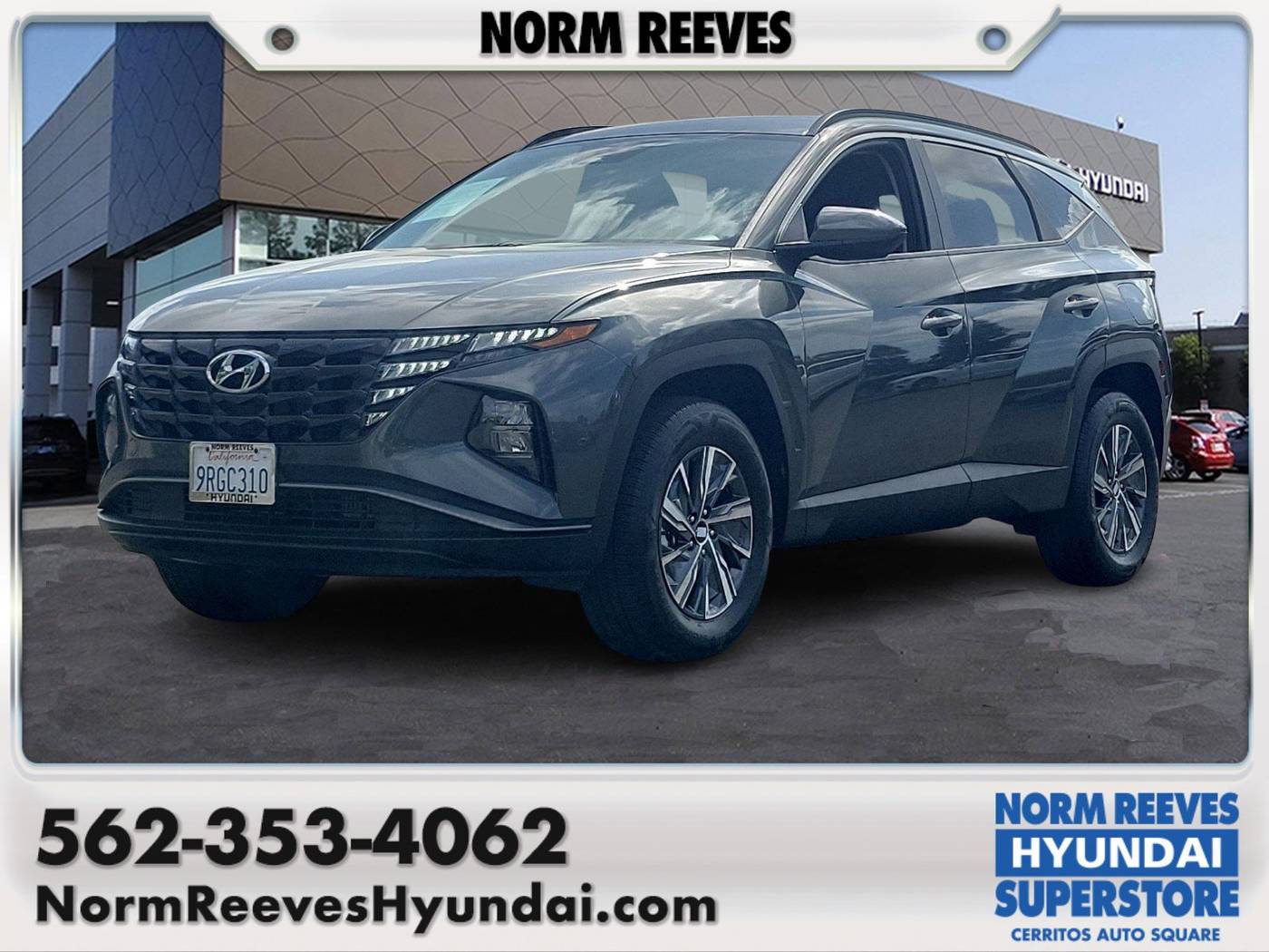 2024 Hyundai Tucson Hybrid Blue — SUV — 3,026 mi — Cerritos, CA