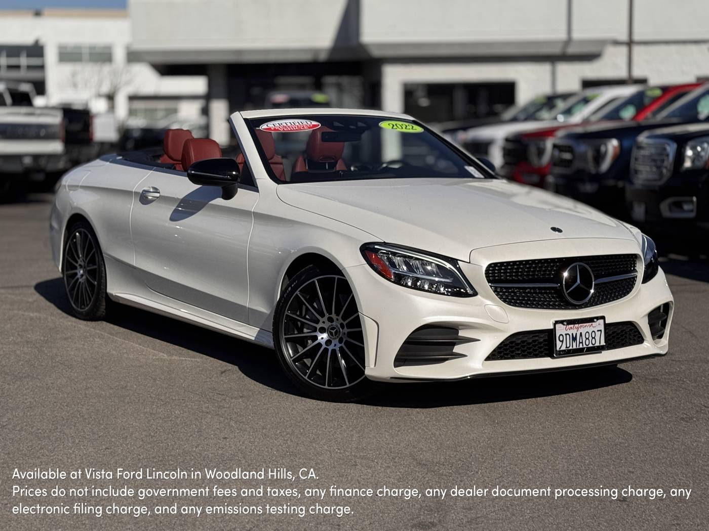 2022 Mercedes-Benz C-Class C 300 — Convertible — 20,345 mi — Woodland Hills, CA