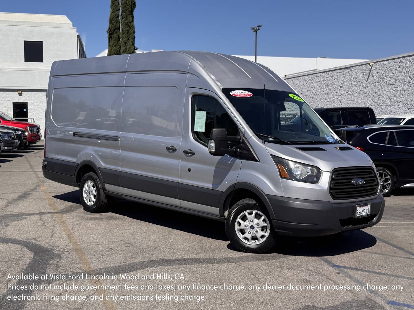 2016 Ford Transit Cargo Van T-250 — Cargo Van — 59,039 mi — Woodland Hills, CA