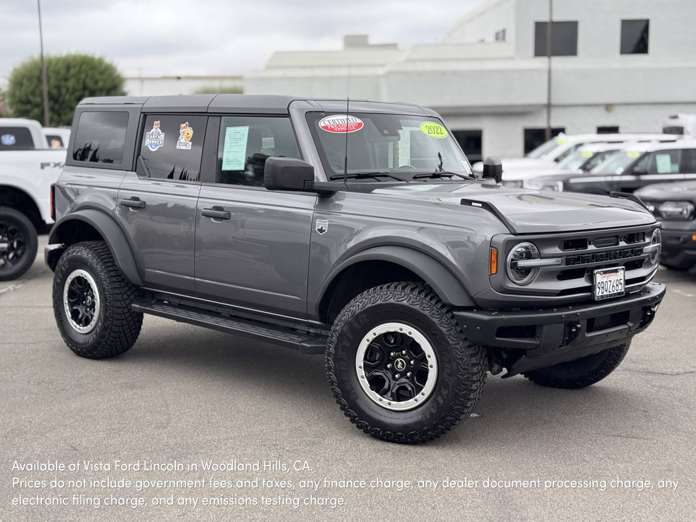 2022 Ford Bronco Big Bend — SUV — 47,147 mi — Woodland Hills, CA