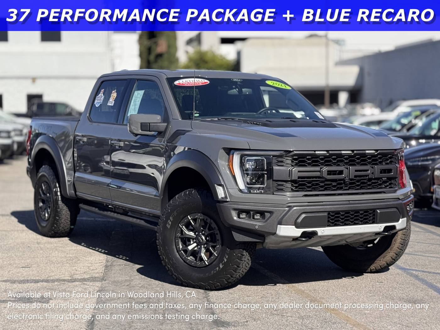 2021 Ford F-150 Raptor — Pickup Truck — 31,758 mi — Woodland Hills, CA