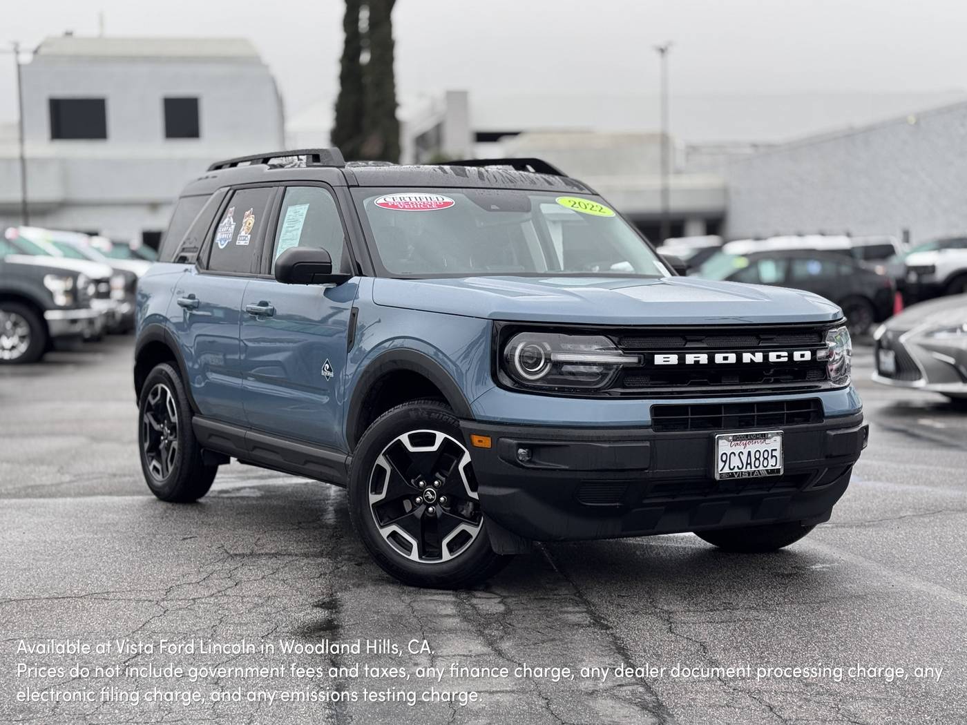 2022 Ford Bronco Sport Outer Banks — SUV — 19,571 mi — Woodland Hills, CA