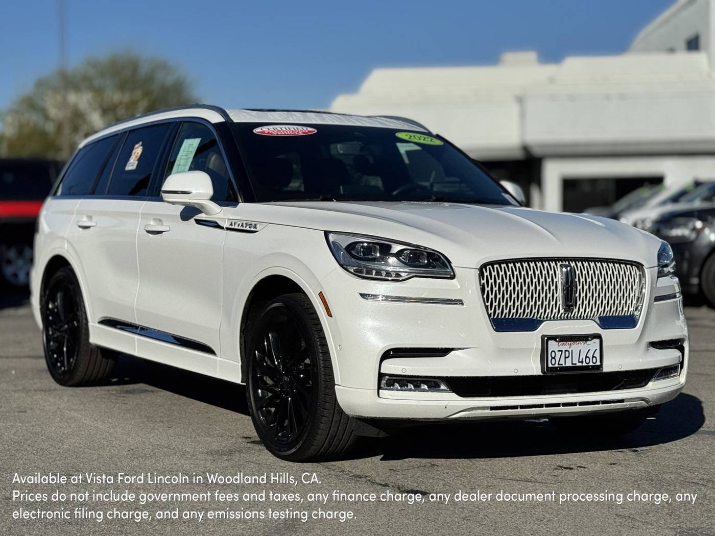 2022 Lincoln Aviator Reserve — SUV — 38,699 mi — Woodland Hills, CA