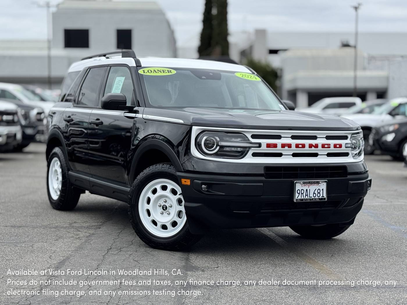2024 Ford Bronco Sport Heritage — SUV — 3,741 mi — Woodland Hills, CA