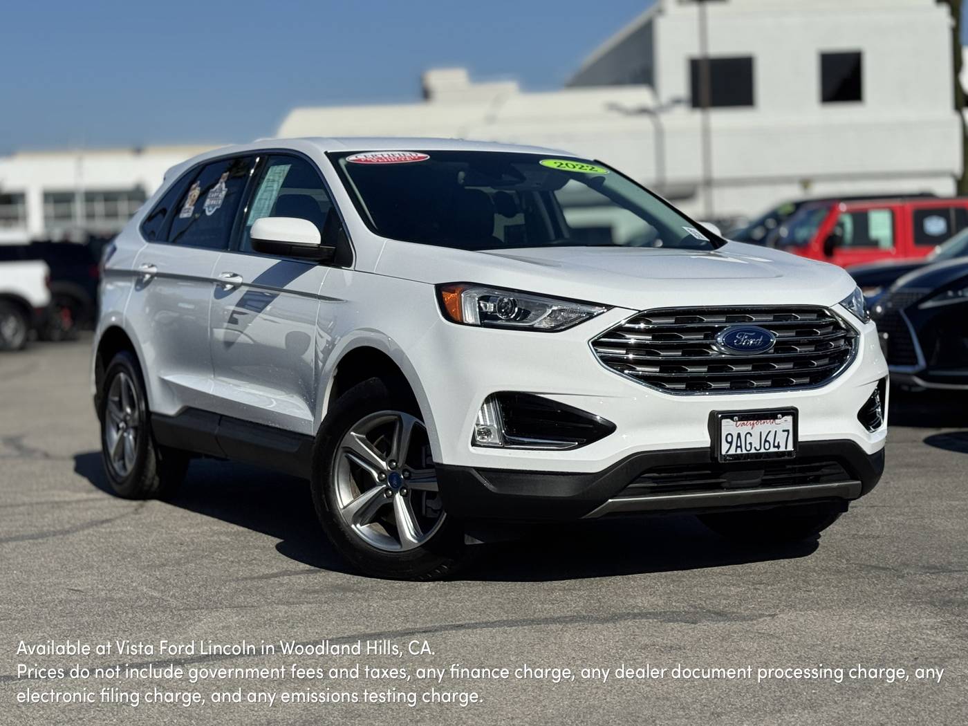 2022 Ford Edge SEL — SUV — 15,026 mi — Woodland Hills, CA