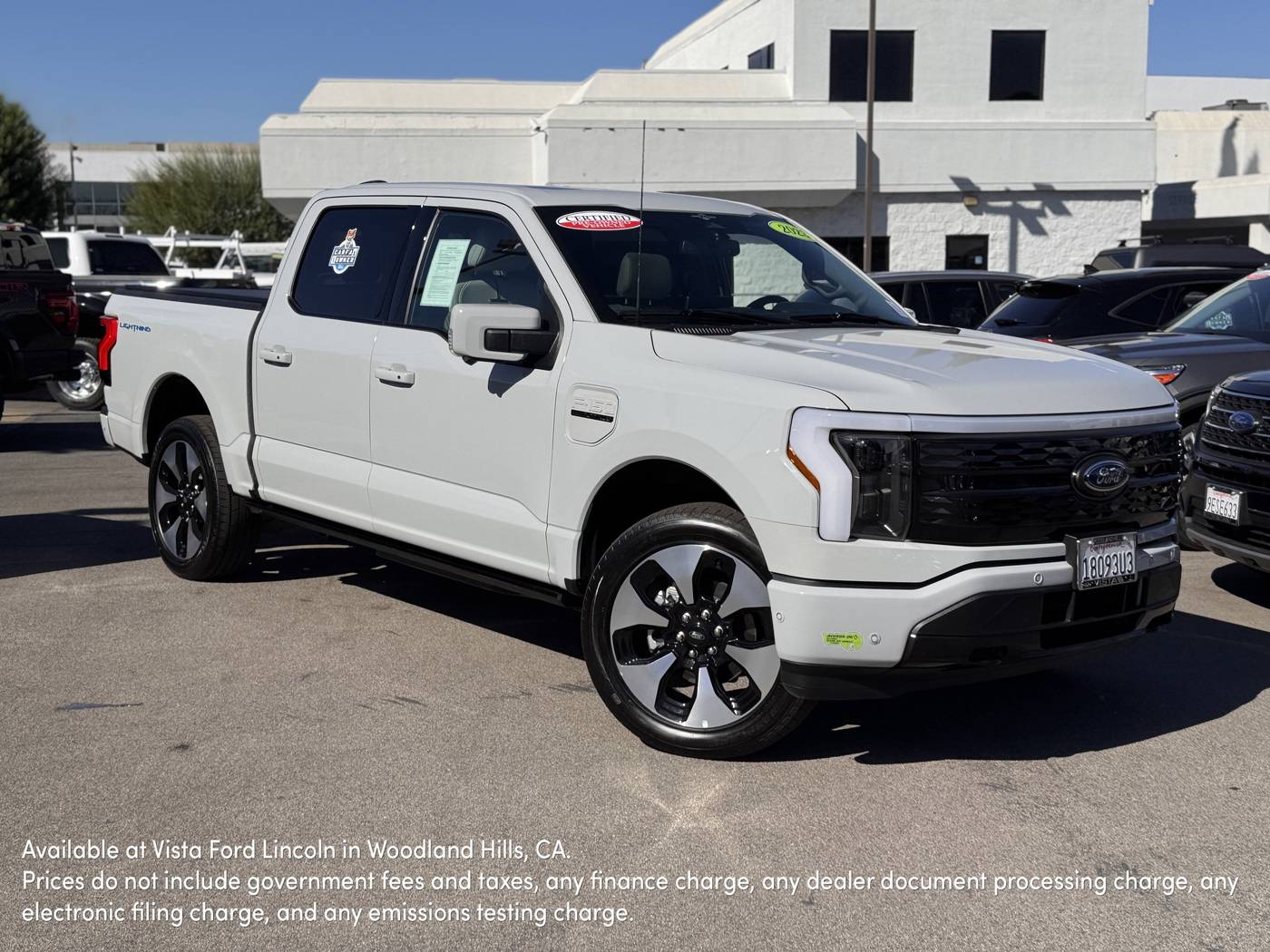2023 Ford F-150 Lightning Pro — Pickup Truck — 18,931 mi — Woodland Hills, CA