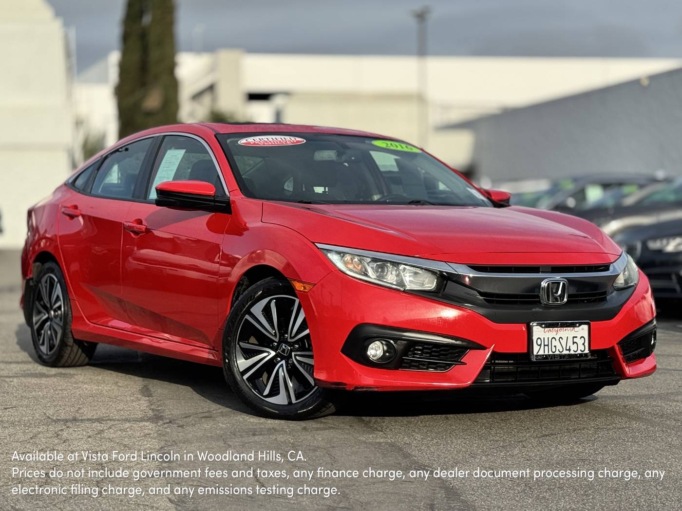 2016 Honda Civic EX-L — Sedan — 107,658 mi — Woodland Hills, CA