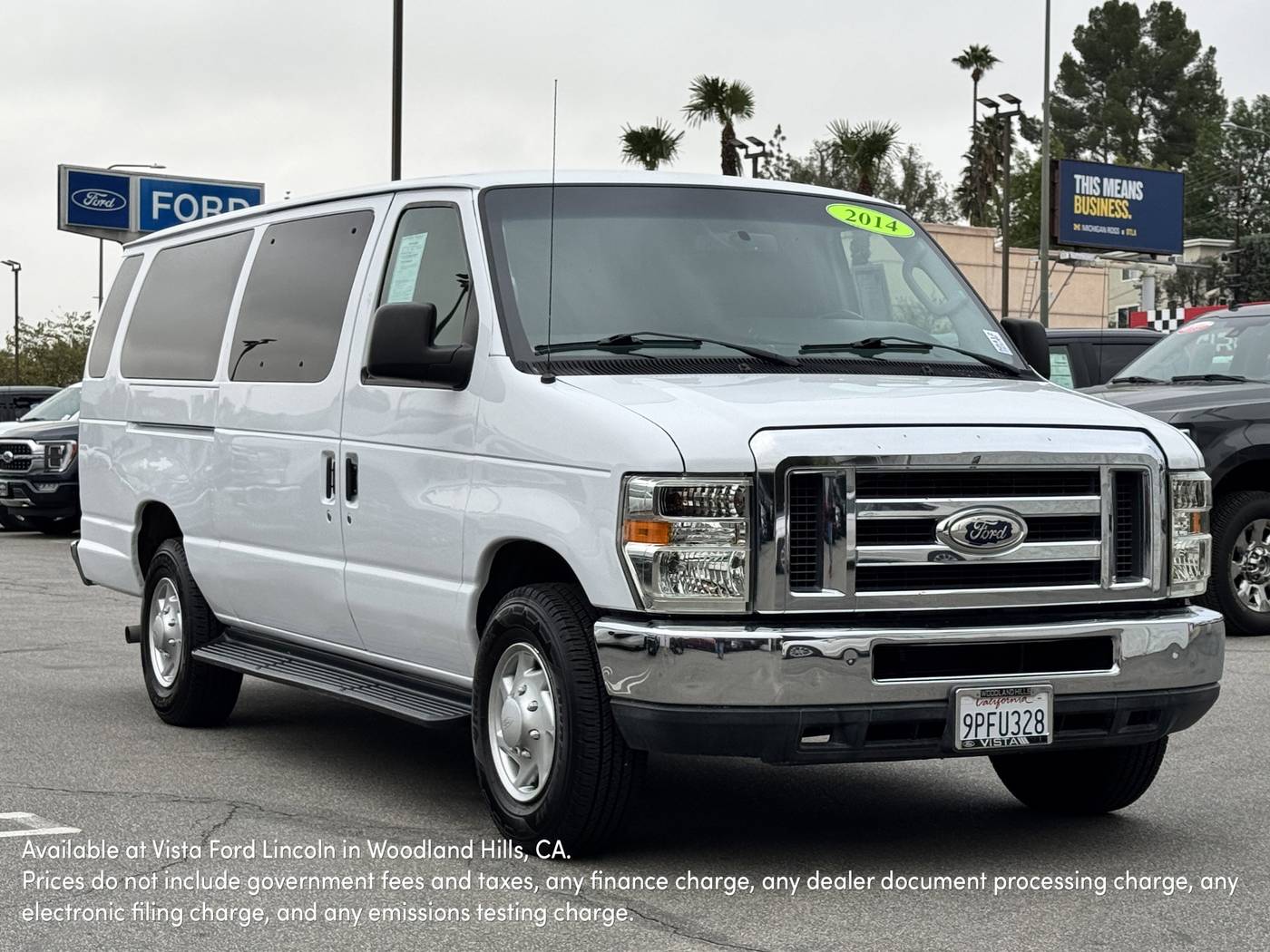 2014 Ford Econoline Wagon E-350 Super Duty XLT — Passenger Van — 79,920 mi — Woodland Hills, CA