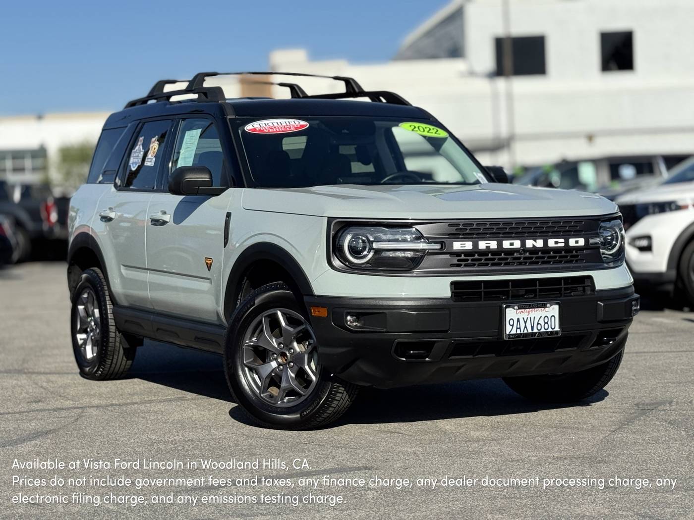 2022 Ford Bronco Sport Badlands — SUV — 29,943 mi — Woodland Hills, CA