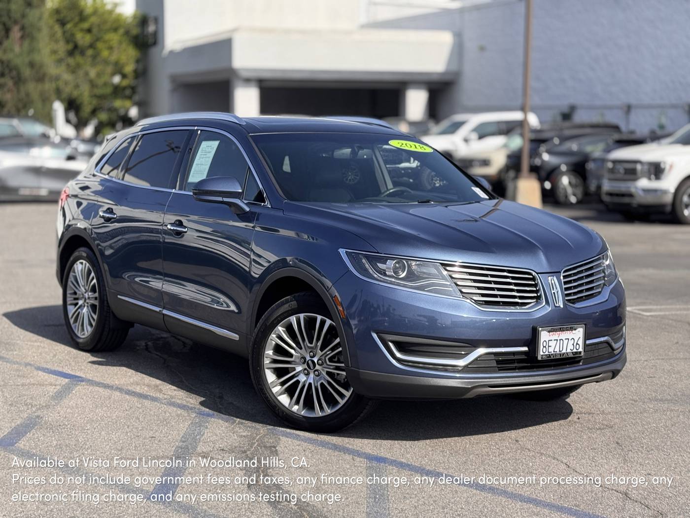 2018 Lincoln MKX Reserve — SUV — 54,622 mi — Woodland Hills, CA