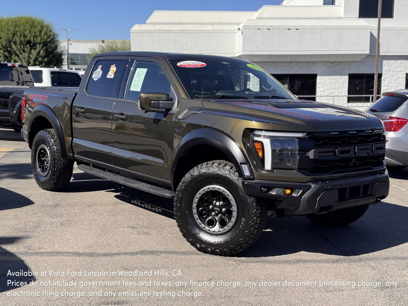 2025 Ford F-150 Raptor — Pickup Truck — 6,088 mi — Woodland Hills, CA