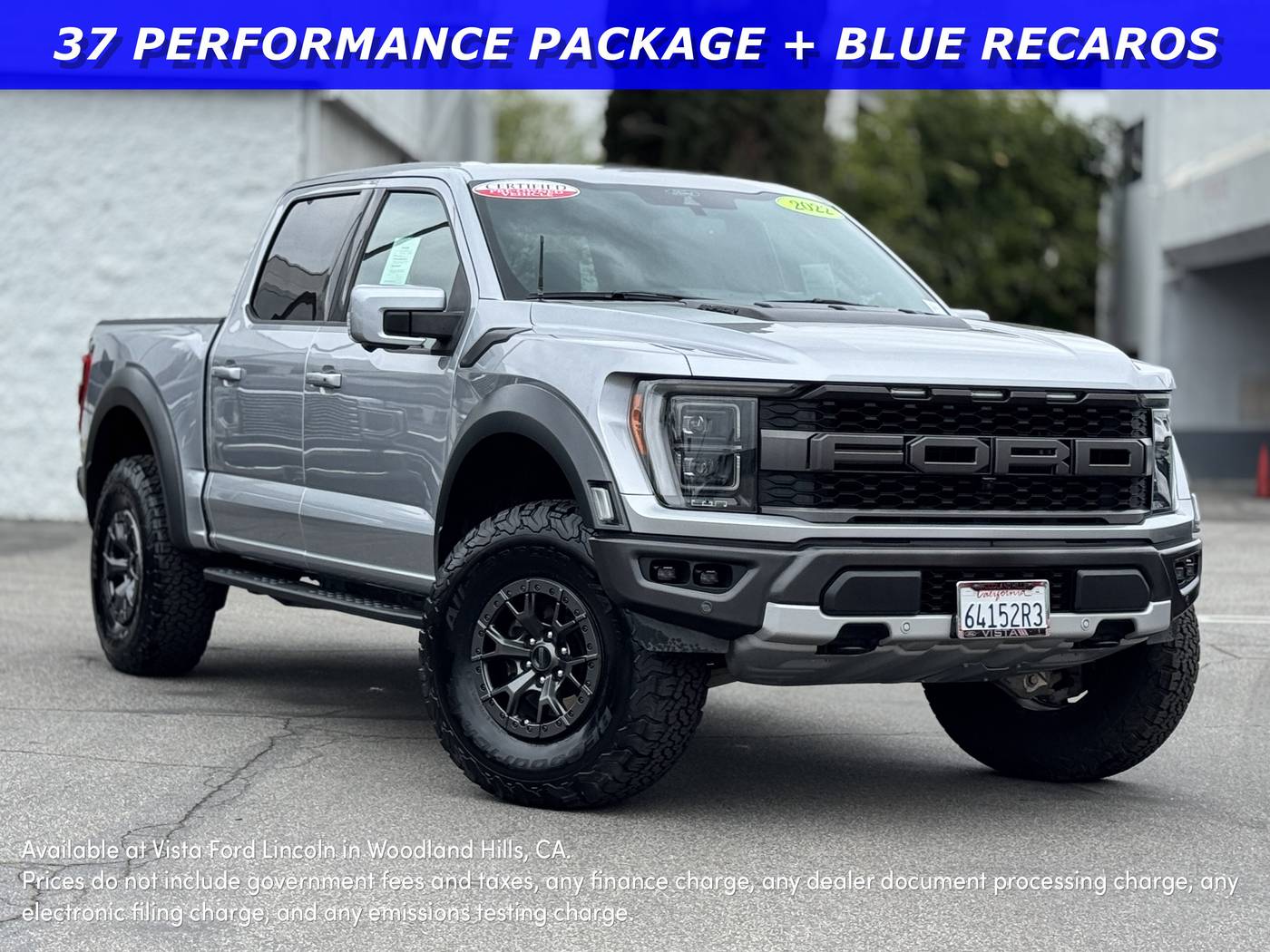 2022 Ford F-150 Raptor — Pickup Truck — 26,200 mi — Woodland Hills, CA