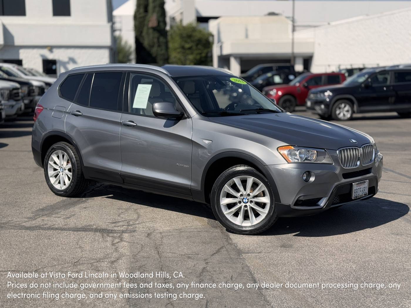 2013 BMW X3 28i — SUV — 76,302 mi — Woodland Hills, CA