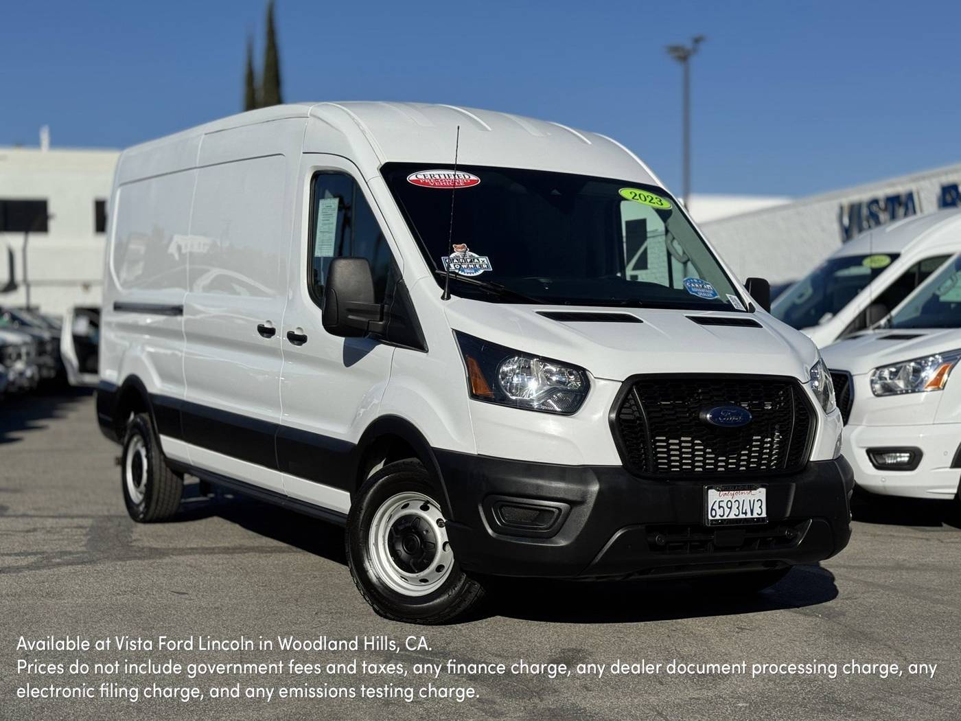 2023 Ford Transit Cargo Van T-250 — Cargo Van — 18,153 mi — Woodland Hills, CA