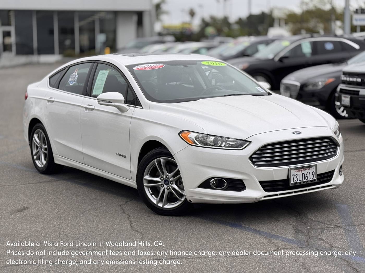 2016 Ford Fusion Hybrid SE — Sedan — 81,350 mi — Woodland Hills, CA