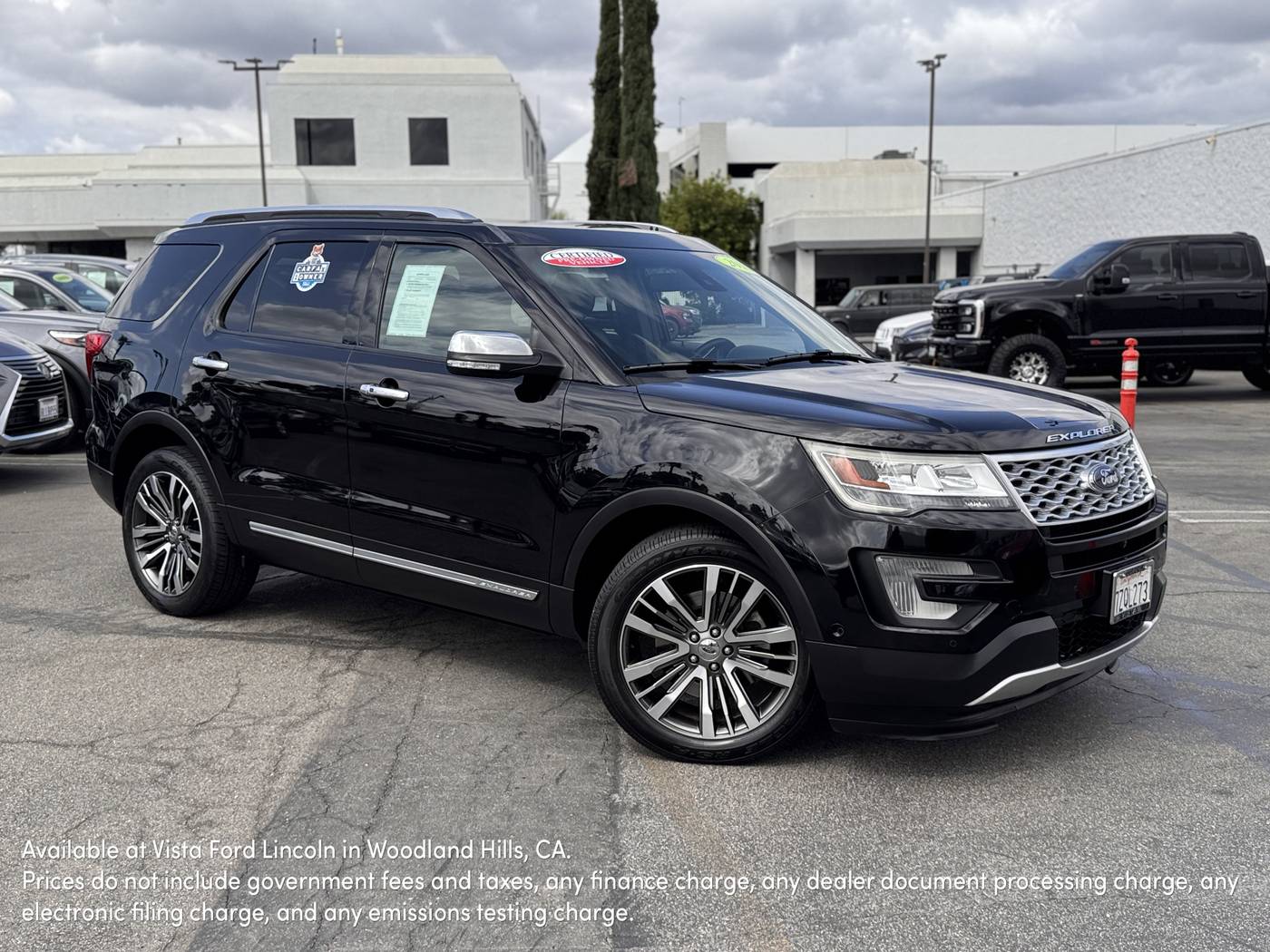 2016 Ford Explorer Platinum — SUV — 70,072 mi — Woodland Hills, CA