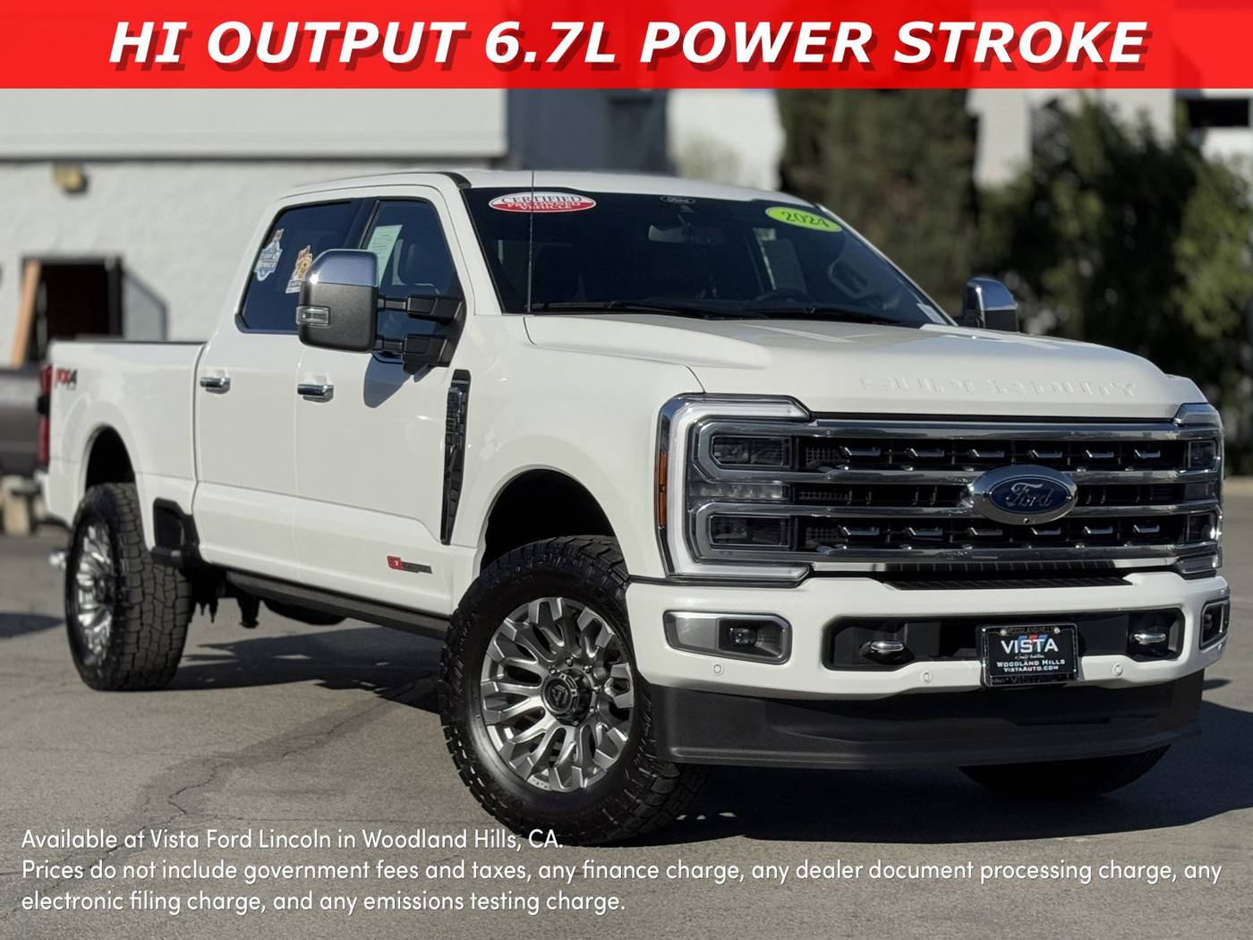 2024 Ford Super Duty F-350 Platinum — Pickup Truck — 21,705 mi — Woodland Hills, CA