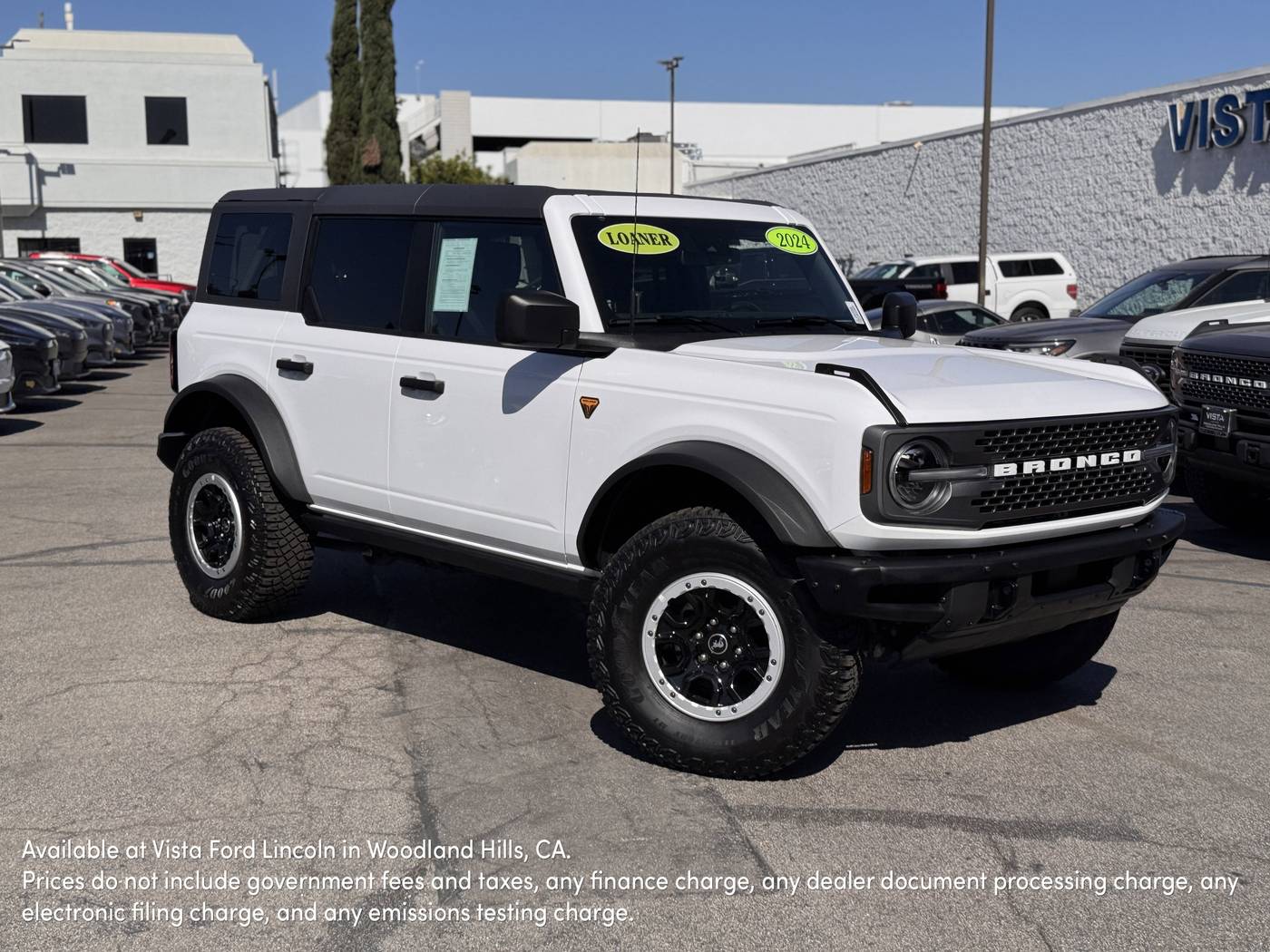2024 Ford Bronco Badlands — SUV — 3,847 mi — Woodland Hills, CA