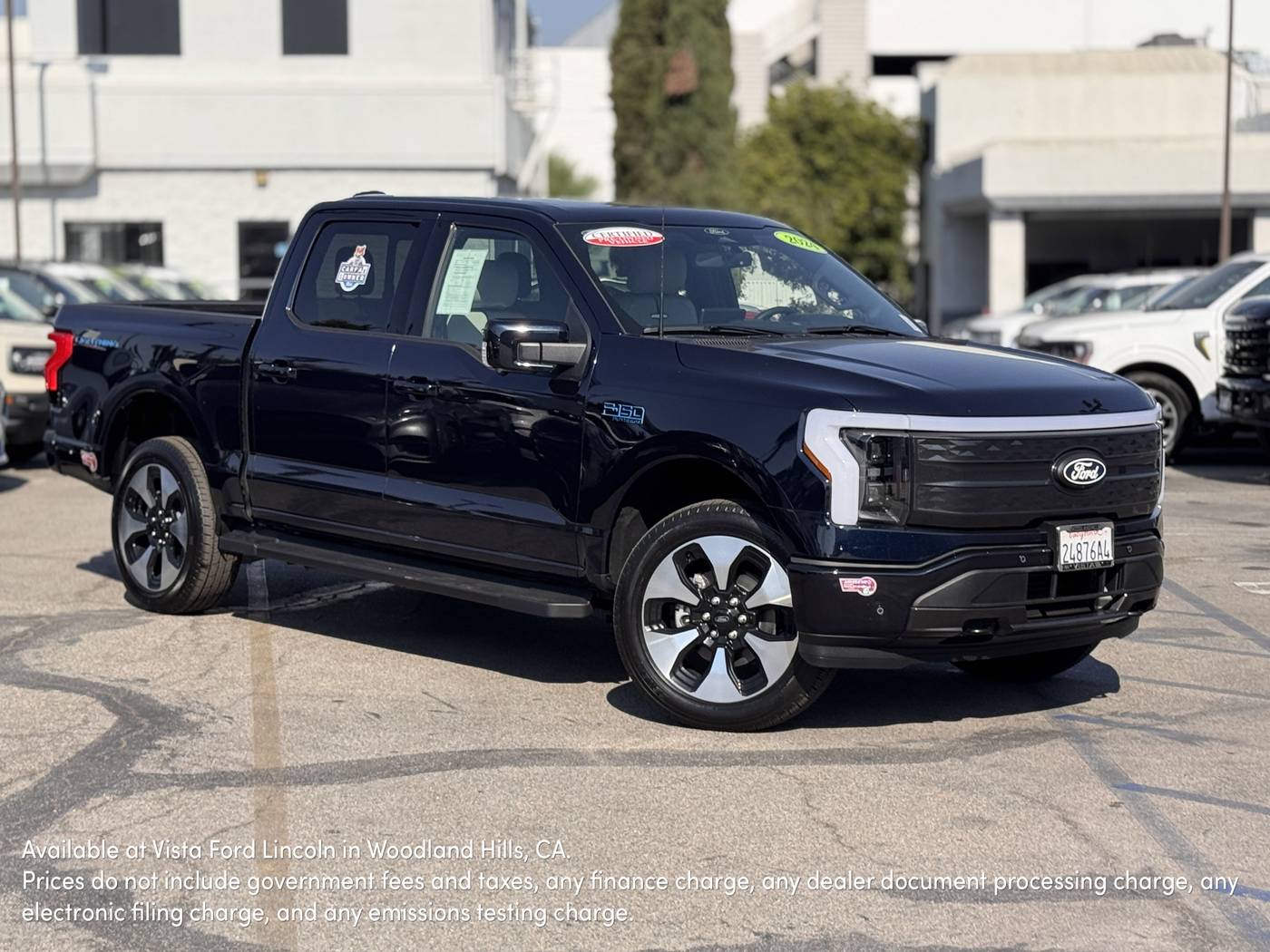 2024 Ford F-150 Lightning Platinum — Pickup Truck — 7,321 mi — Woodland Hills, CA