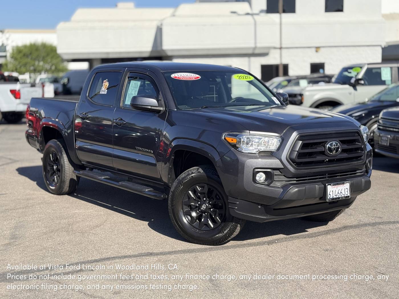 2020 Toyota Tacoma SR — Pickup Truck — 75,907 mi — Woodland Hills, CA