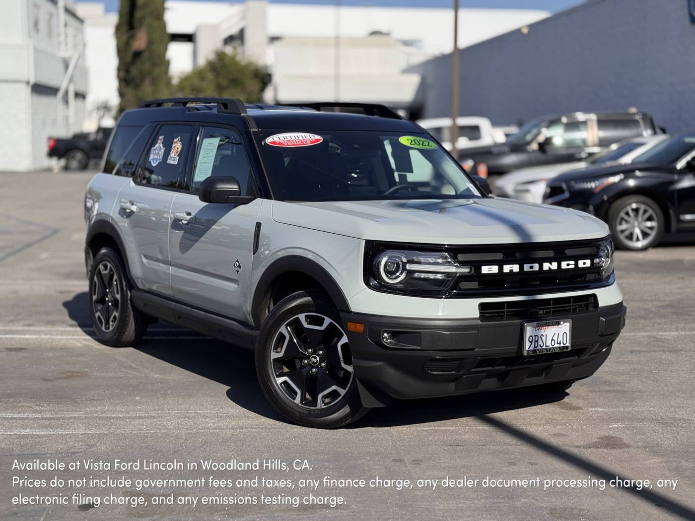 2022 Ford Bronco Sport Outer Banks — SUV — 17,659 mi — Woodland Hills, CA