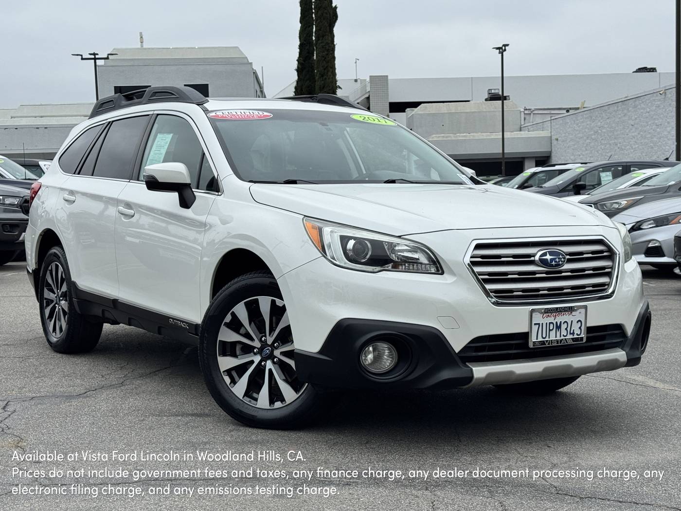 2017 Subaru Outback 2.5i Limited — SUV — 94,659 mi — Woodland Hills, CA