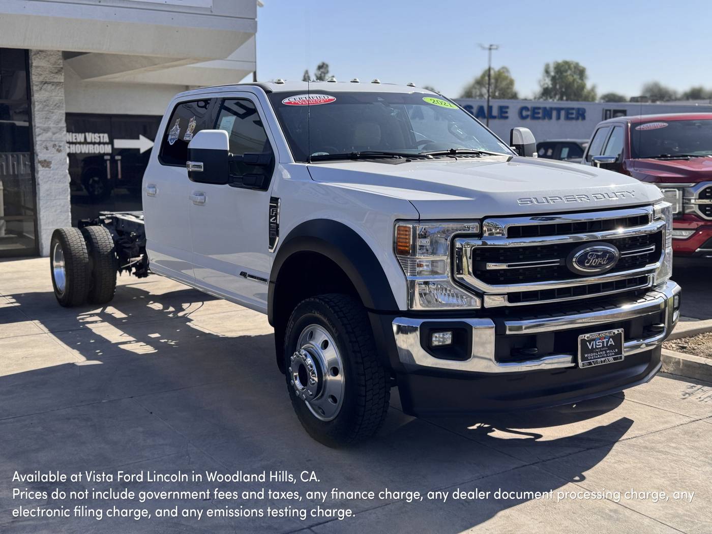 2021 Ford Super Duty F-450 Chassis Cab LARIAT — Chassis Cab Truck — 57,940 mi — Woodland Hills, CA