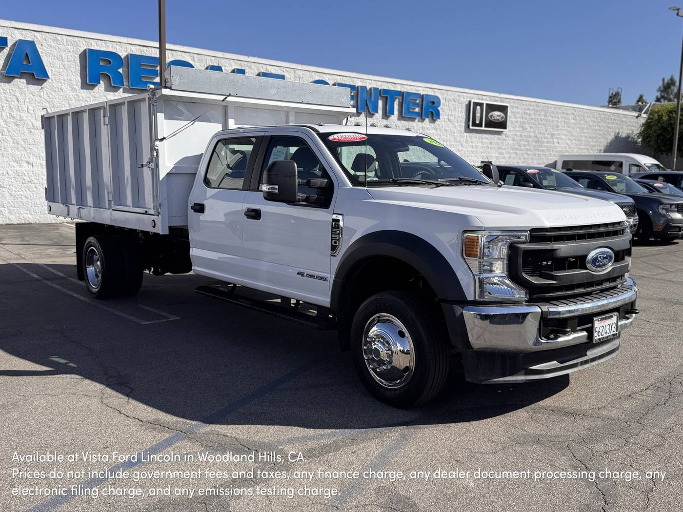 2022 Ford Super Duty F-550 Chassis Cab XL — Chassis Cab Truck — 9,291 mi — Woodland Hills, CA