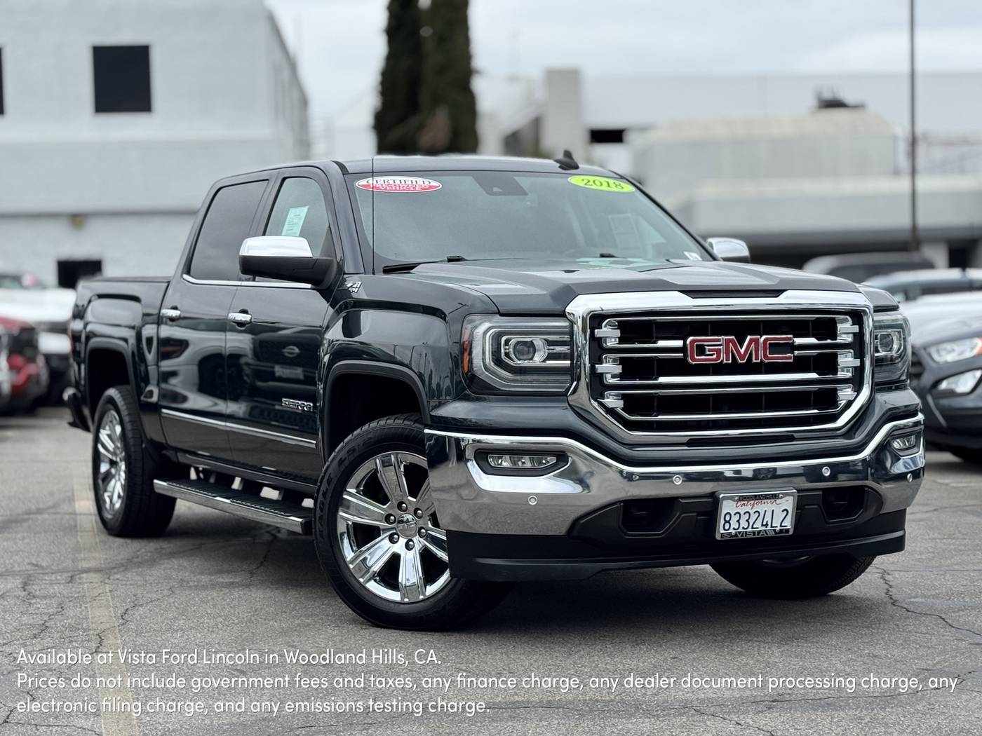 2018 GMC Sierra 1500 SLT — Pickup Truck — 81,637 mi — Woodland Hills, CA